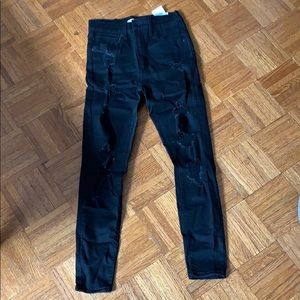 Black stretchy Levi’s jeans